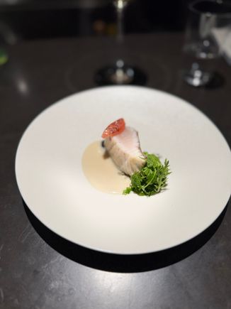 Spanish mackerel: Hay smoked, really good and rich.