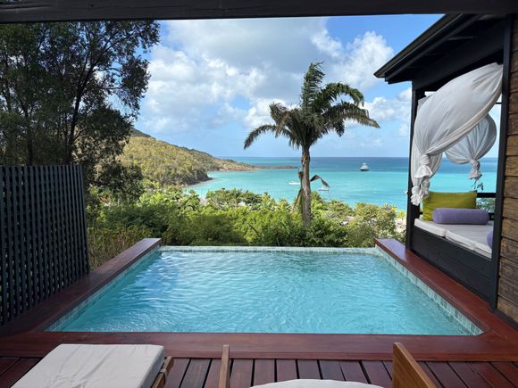 Hillside Suite 34, view from pool