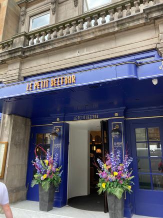 The restaurant has its own entrance