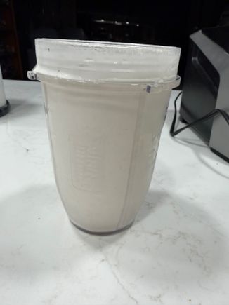 Morning protein shake.. It’s vanilla whey and Unsweetened almond juice. Don’t laugh, but I put some Gatorade zero orange powder in it
And it gets pretty close to tasting like a dreamsicle 😳 