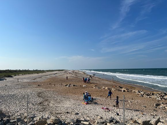County park beach immediately north of the hotel