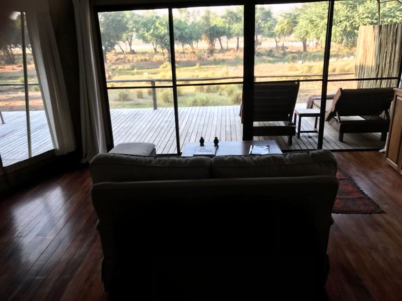 View from living room of Zambezi River