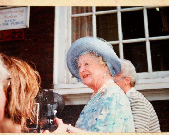 Queen Elizabeth the Queen Mother at the 75th anniversary of the YWCA