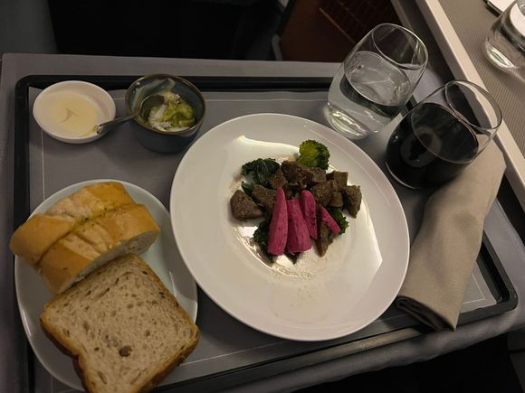 Spiced beef shank with dragon fruit marinated Chinese yam from Duddell's... Yeah. 