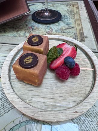 Complimentary chocolate