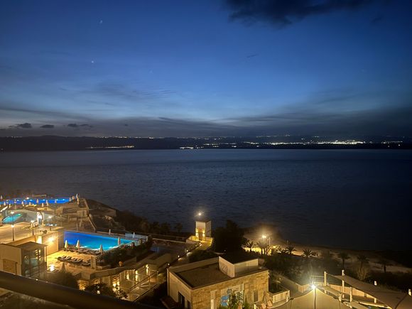 The view at night…