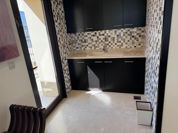 Kitchenette without any contents