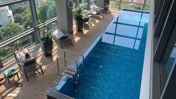 Pool with nice views