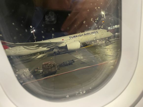 TK A350 parked next door 