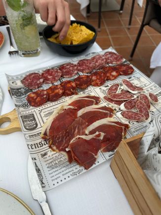 One of the tapas options (included with room rate)