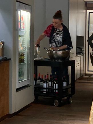 And it is free flow help yourself provided you enjoy it in the comfort of the club lounge 
