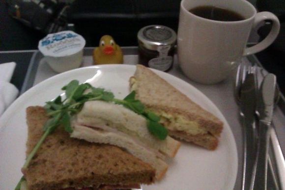 TD and sandwiches on BA1