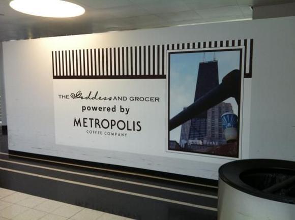 Restaurant being built over the ATS platform.