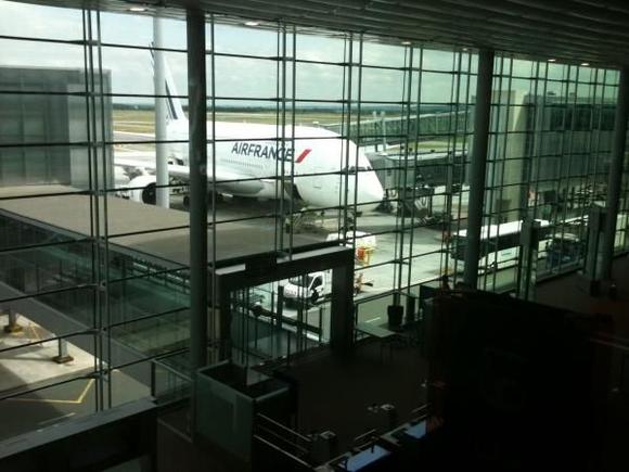 Air France A380 sitting pretty at LHR. July 2010.