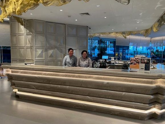 Pleasant front desk staff
