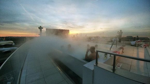 Rooftop pool