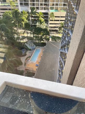 Temporary pool from above.
