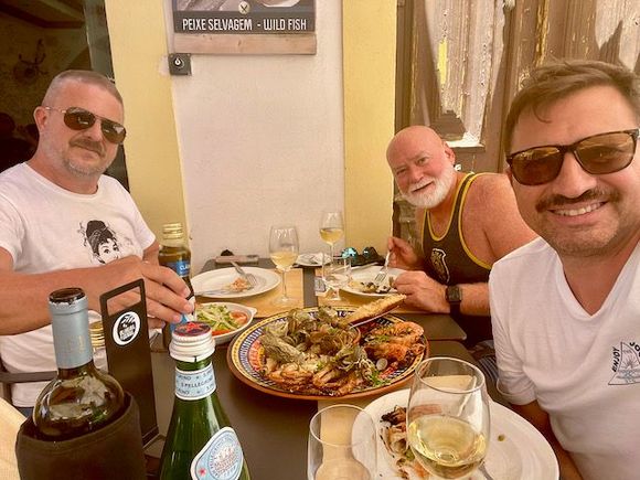 Our Prazeres tourist lunch 