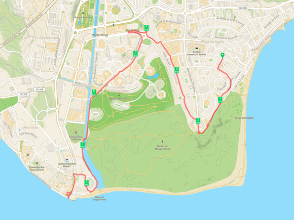 Route to the lighthouse