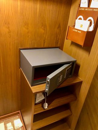 wardrobe safe iron etc