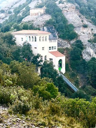 Top station of the Sant Joan Funicular