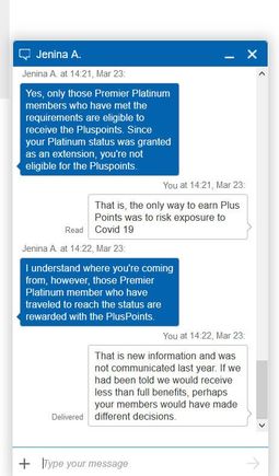 Chat with United MileagePlus customer service #3
