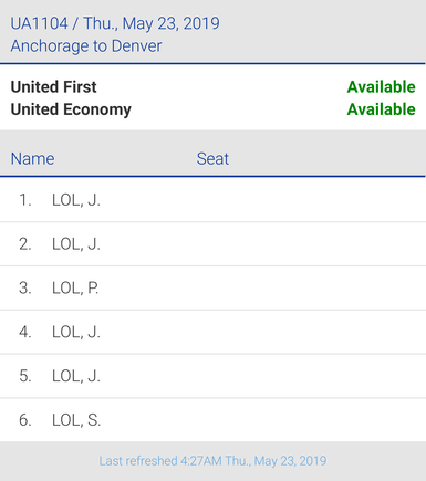 I sure hope they laugh about it when LOL, J gets a seat