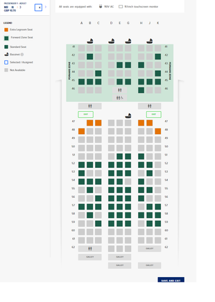Normal SQ A350 Seat map