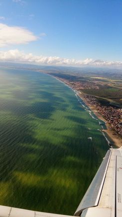 View upon takeoff from FCO