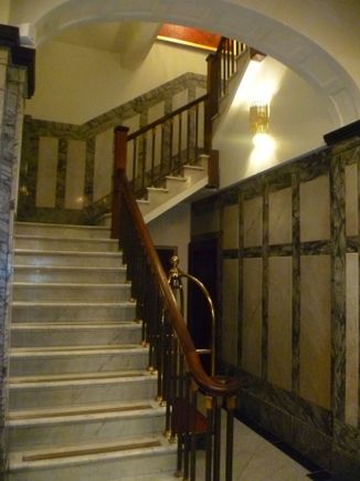 Stairs to first floor [Spring Restaurant]