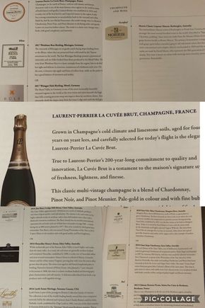 Wine list