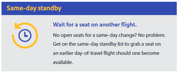 Same day change vs same day standby - The Southwest Airlines Community