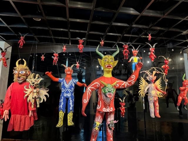 Fascinating displays at the folk art museum.