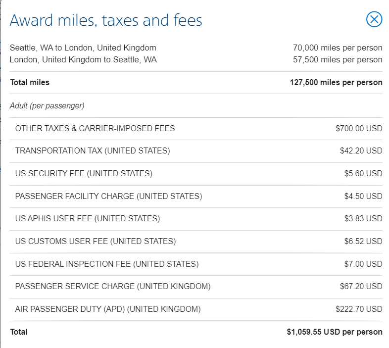 Outrageous (New) BA Mileage Redemption Surcharges FlyerTalk Forums