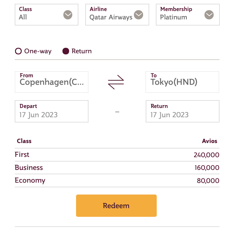 Upgrading VS redemption ticket using qmiles.. Is this correct 