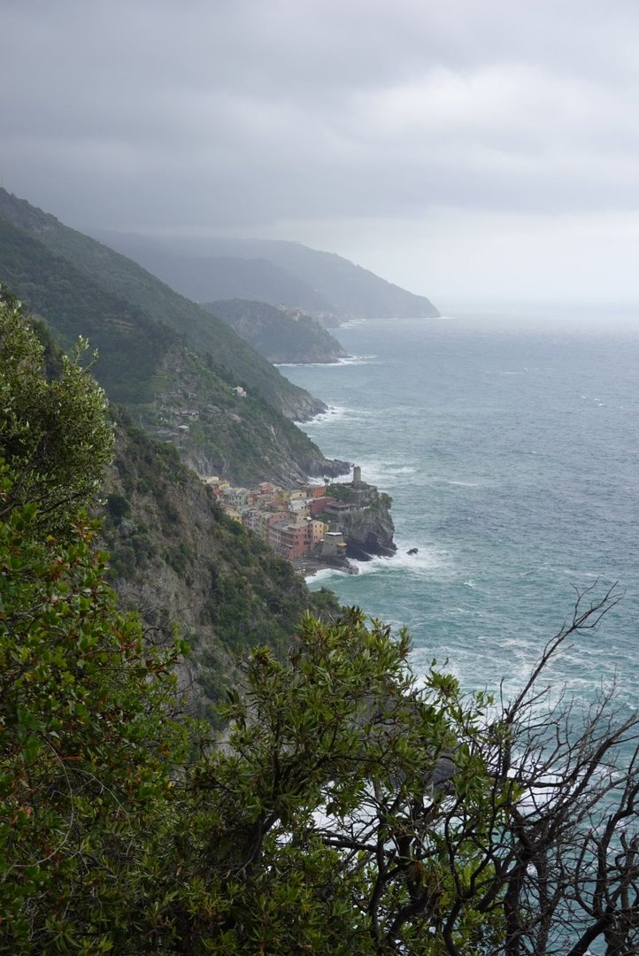 My first glimpse of Vernazza