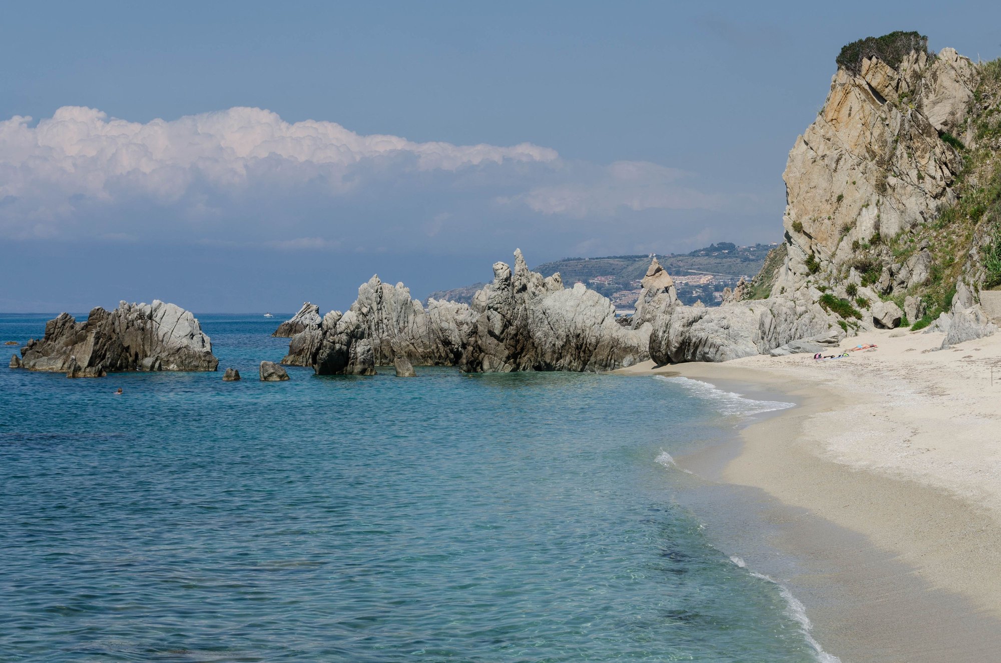 Tropea has long had a significant demographic of German tourists visiting for these beaches.
