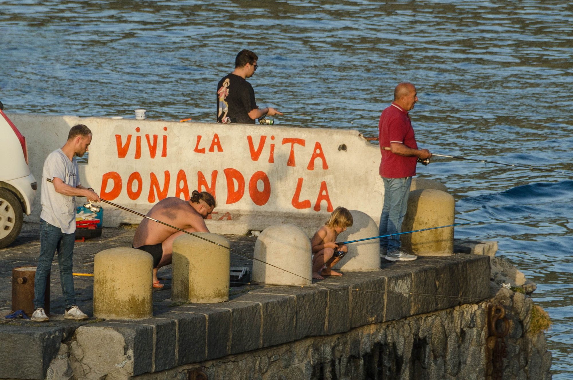 Shown here is the infamous Interpol secret agent Little Billy. He cleverly disguises himself as a young boy. LB frequents international harbors in order to track down illicit drug shipments. He aways brings his shirtless dad along as part of his ruse. Beware.