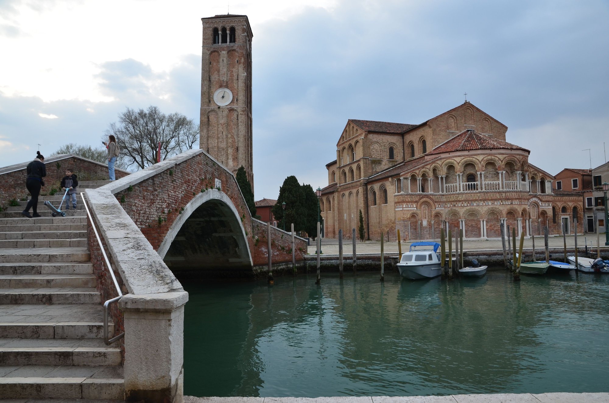 Basilica dei Santi Maria e Donato, campanile and bridge