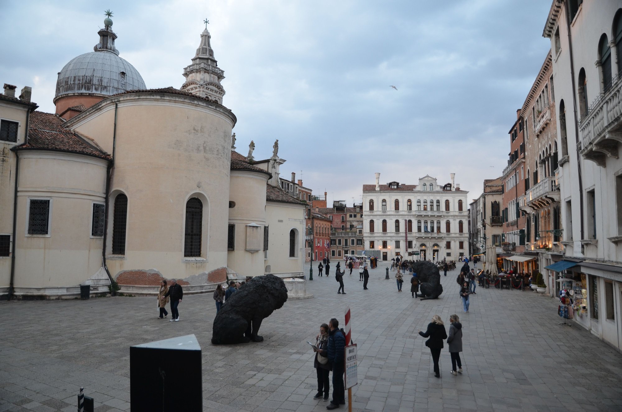 Campo Santa Maria Formosa with church and two of the lions