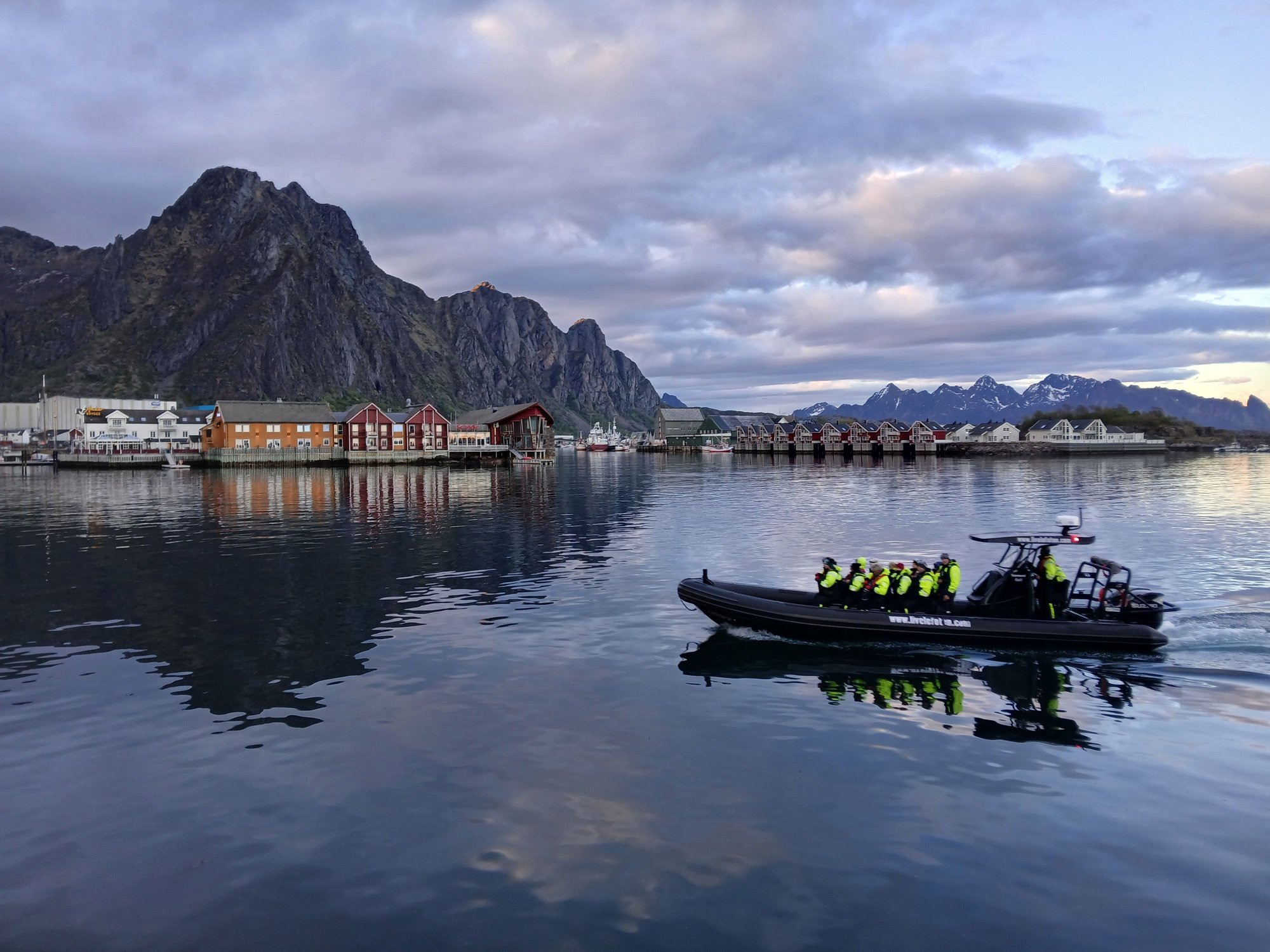 The RIB excursion returns, with fellow travelers rejoining the ship
