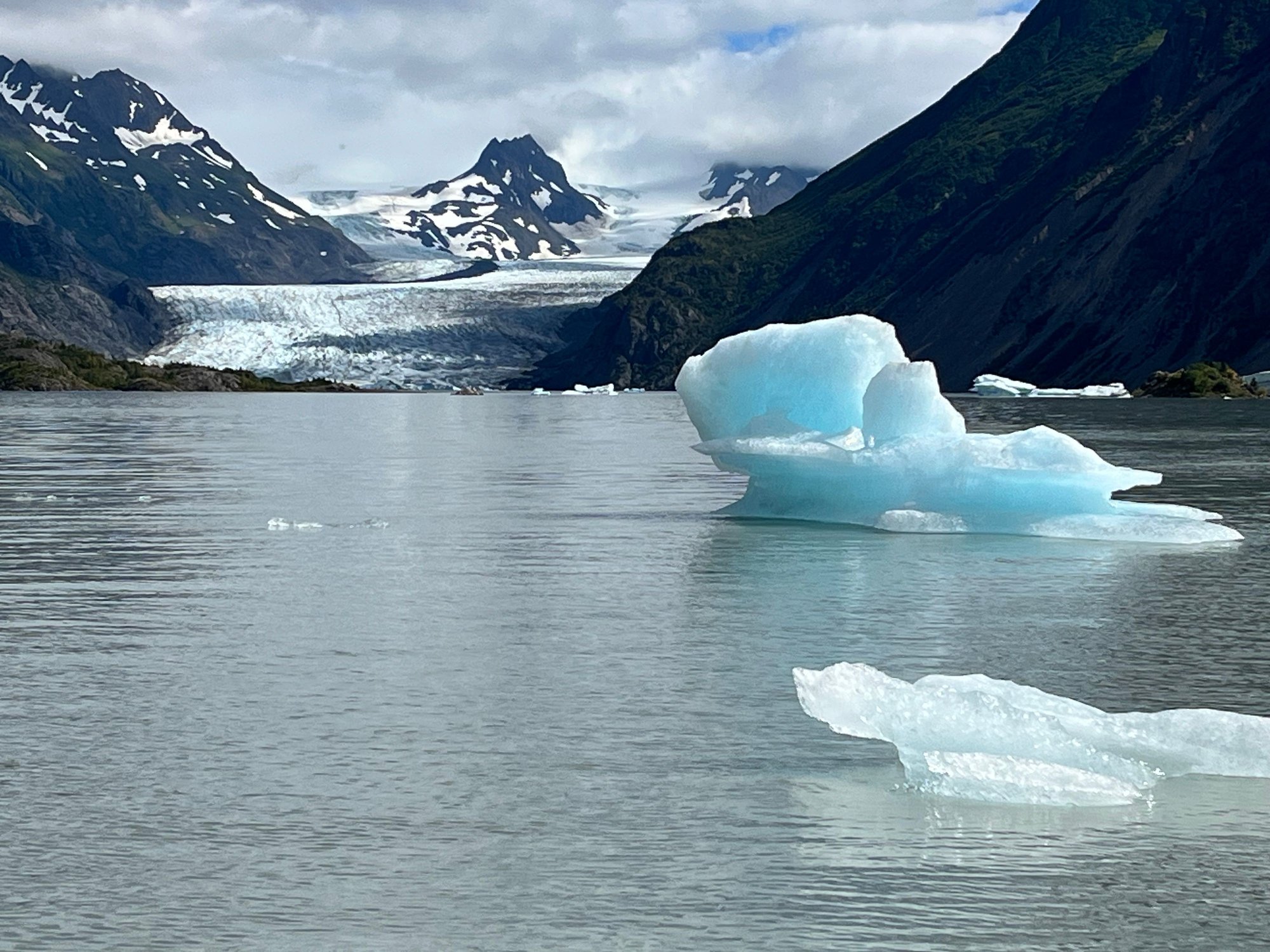 Arrived at Grewingk glacier lake