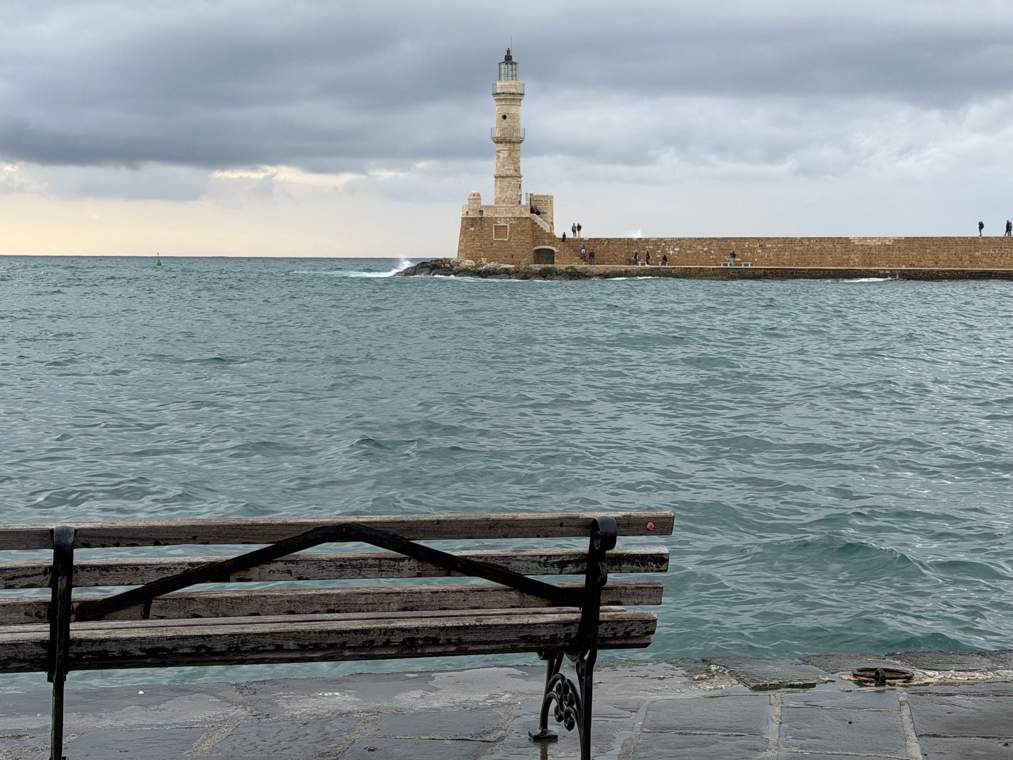 Lighthouse by the Venetian harbor