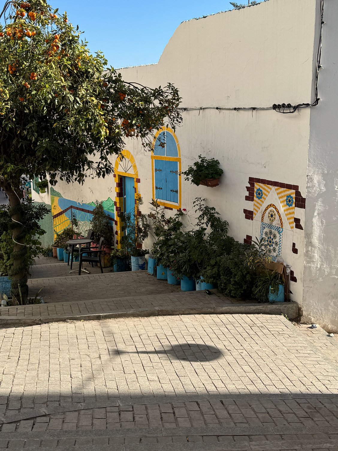 The walk up to the Kasbah