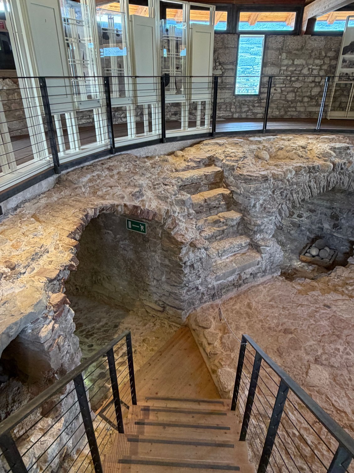 You exit the tower through a tunnel