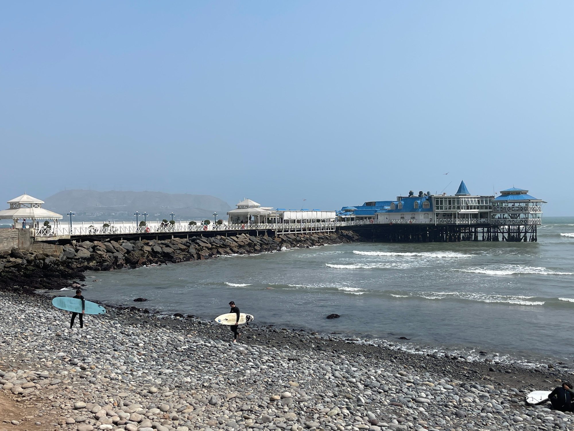 Jetty out to a restaurant 