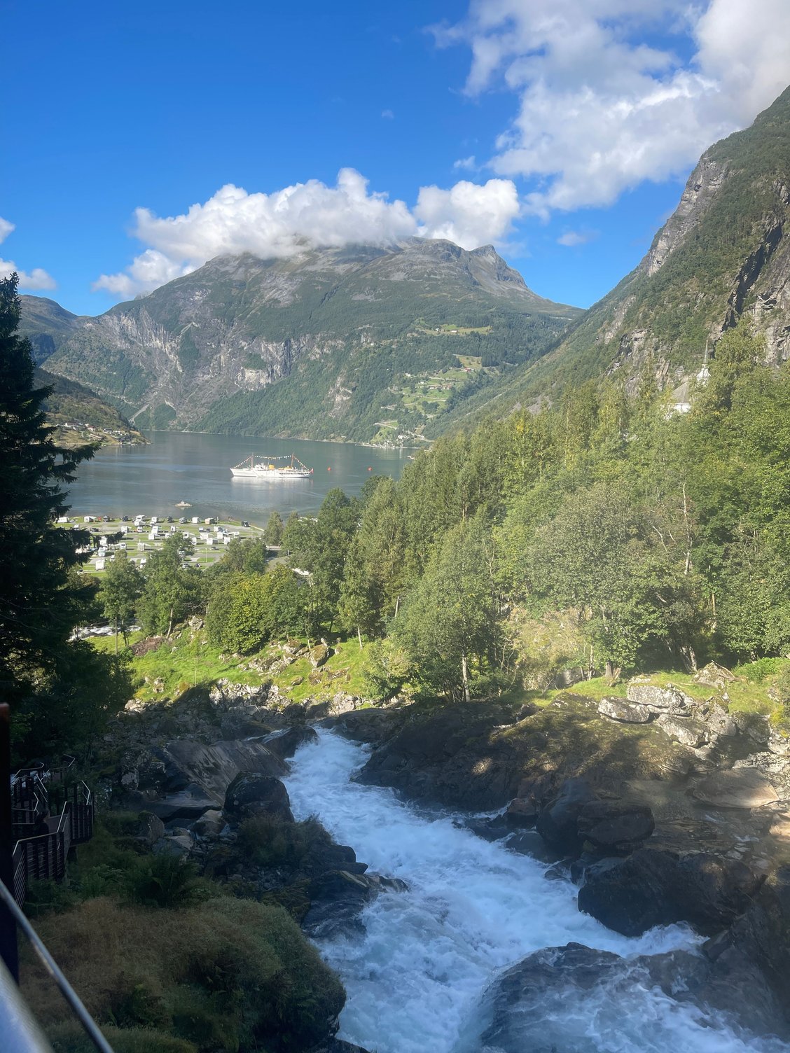 Queen’s ship in the fjord