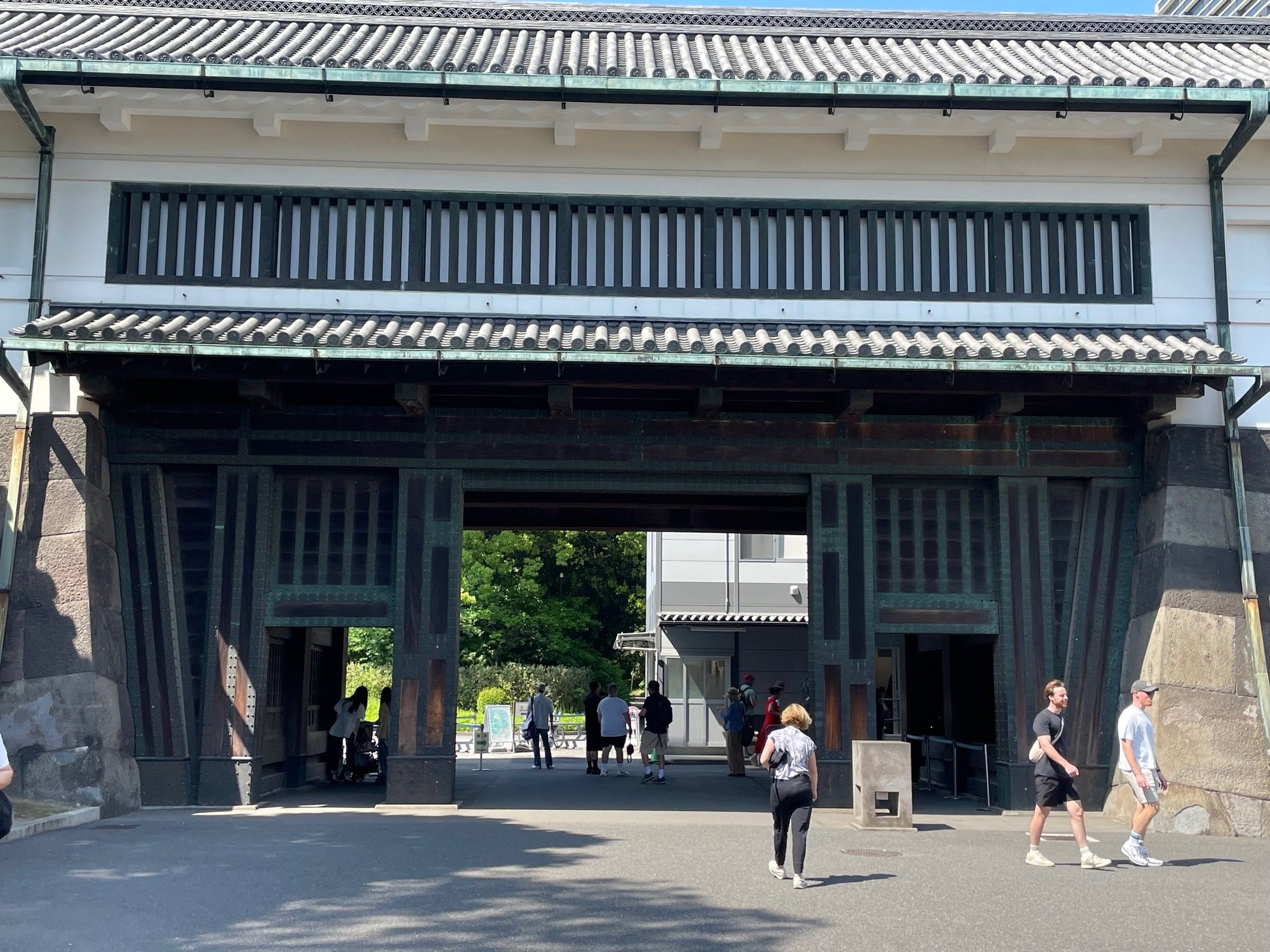 First massive gate, if the enemy got this far, there were archers above this gate to 