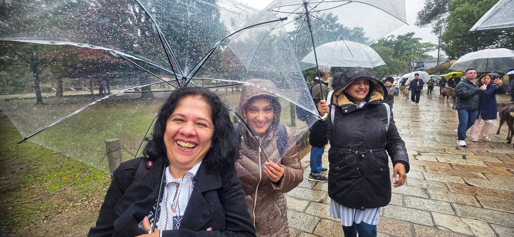 Smiles and laughters when friends are together 