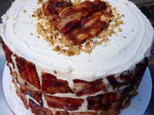 A  True Canadian Bacon Cake...just for you.